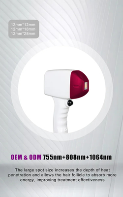 Laser-Haar-Abbau-Maschine der Dioden-808nm/808+755+1064nm mit Feld-Installations-Service